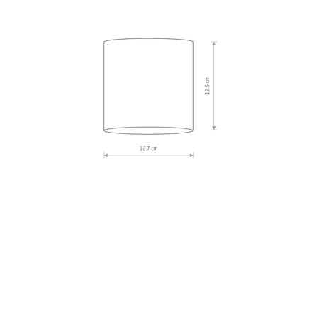 Oprawa Natynkowa Sufitowa GU10 SPOT TUBA Biała POINT TONE 8221 Nowodvorski