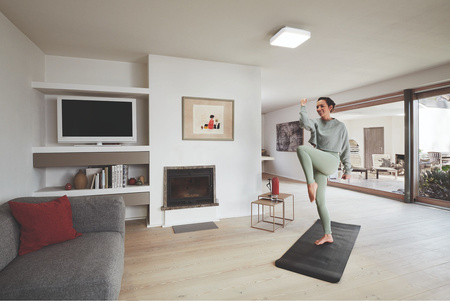 Plafon LED Lampa Oprawa Natynkowa 28W 1700lm RGB CCT z Podświetleniem Ściemnialna 35cm Biały SMART+ WiFi Orbis Ledvance