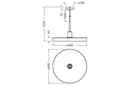 Lampa Sufitowa Wisząca Dekoracyjna E27 Zwis Czarny Beżowy Decor Ledvance