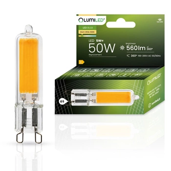 Żarówka LED G9 KAPSUŁKA 5W = 50W 560lm 3000K Ciepła 360° LUMILED