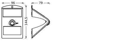 Naświetlacz Solarny LED Reflektor Zewnętrzny Lampa LED z Czujnikiem Ruchu i Zmierzchu 1.5W 220lm 4000K Neutralna Czarny IP65 Endura Osram