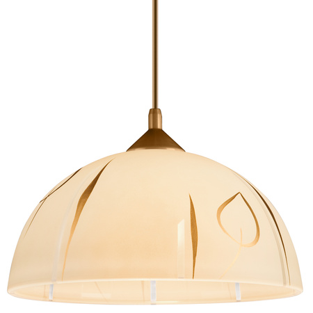 Lampa Wisząca Sufitowa MARCY E27 Złota Brązowa LM-1.1/7A Lamkur