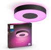 Plafon LED Lampa Sufitowa Natynkowa 33.5W 2350lm IP20 White and Color Ambiance RGB + TW Czarna 38cm Inteligentna SMART Zigbee Bluetooth Infuse Philips HUE