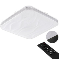 Plafon LED 33cm lampa sufitowa kwadratowa 3000K-6500K z efektem gwiazdek