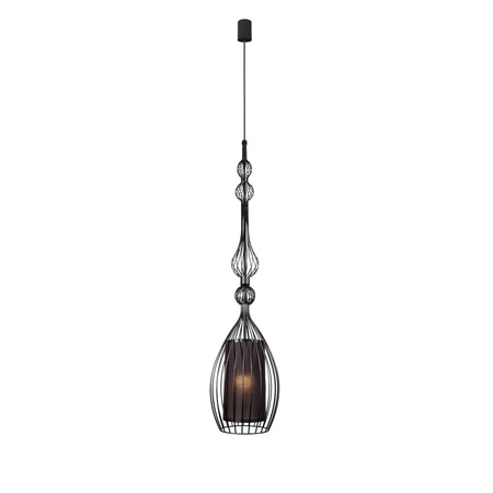 Lampa Sufitowa Wisząca E27 Czarna Nowoczesna ABI L 8864 Nowodvorski