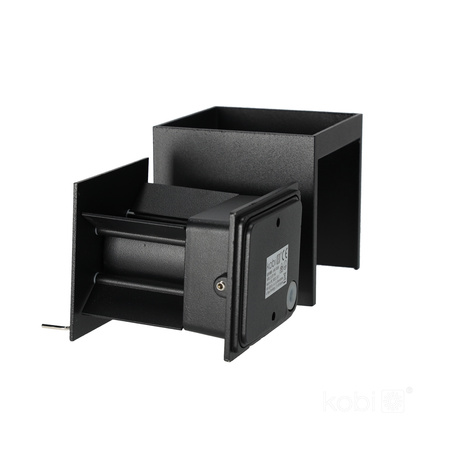 Kinkiet Ścienny Lampa LED 6W 420lm 3000K Neutralna 2x LED IP54 Czarna Querk Kobi