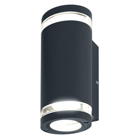 Lampa Ogrodowa Zewnętrzna Kinkiet Elewacyjny LED GU10 IP44 Szary Endura Ledvance