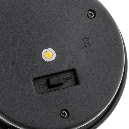 Lampa Solarna LED Zewnętrzna Ogrodowa Stojąca Latarenka 3000K IP44 38cm Czujnik Zmierzchu