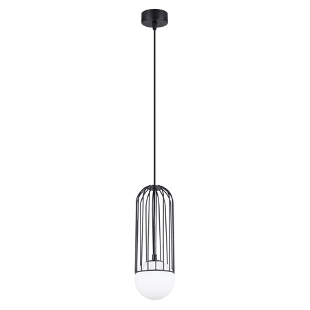 Lampa Sufitowa Wisząca Zwis G9 Nieregularna Czarna Nowoczesna Brina Sollux