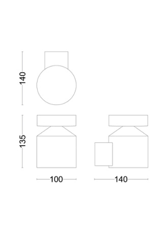 Kinkiet Ogrodowy Lampa Elewacyjna Zewnętrzna LED 6W 750lm 4000K Czarna Laven Philips