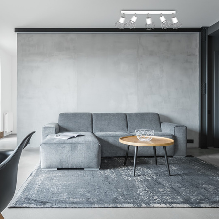 Lampa Sufitowa Dante Srebrna 5x mini GU10 Milagro