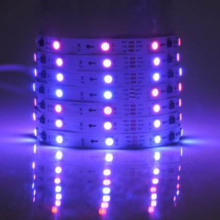 Taśma Pasek LED RGB 24W 400lm 120° Biała Ściemnialna Sanico Goldlux