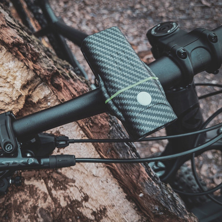 Latarka Lampka Przednia Rowerowa LED USB-C Uchwyt 6 Trybów 600lm IP65 Funkcja Powerbank VAYOX