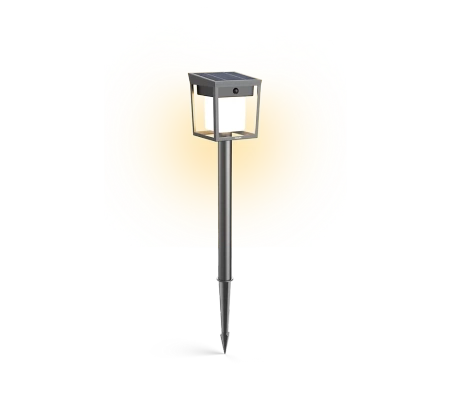 Lampa Ogrodowa Solarna Zewnętrzna SŁUPEK Wbijana 69cm LED 1.5W 250lm 3000K IP44 z Czujnikiem Ruchu i Zmierzchu Blaise Ultra Efficient Philips