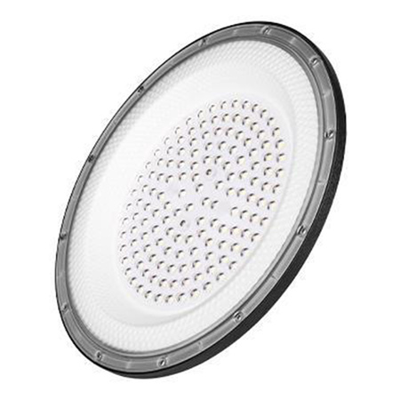 Lampa LED High Bay Wisząca Przemysłowa 200W 4500K Neutralna 90° Czarna IP65 Masterled