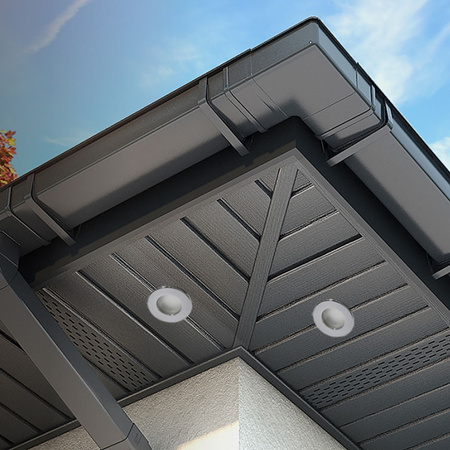 Zestaw Oprawa HALOGENOWA Hermetyczna Łazienkowa PODBITKA AQUS Chrom IP44 + LED GU10 5W 4000K Lumiled