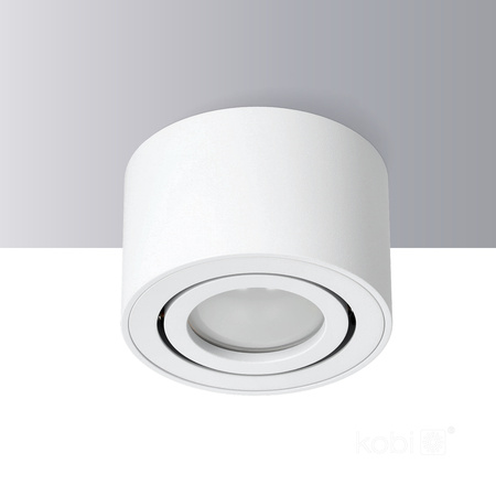 Oprawa Natynkowa Halogenowa Spot Tuba Okrągła Biała OH36 Kobi