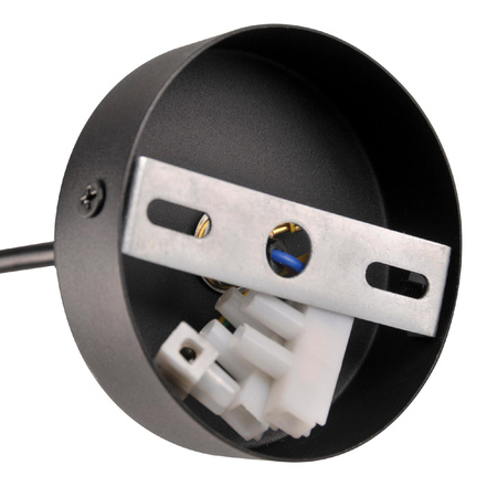 Lampa Sufitowa Wisząca Zwis GU10 CzarnaSrebrna BAMBOO Sanico Goldlux