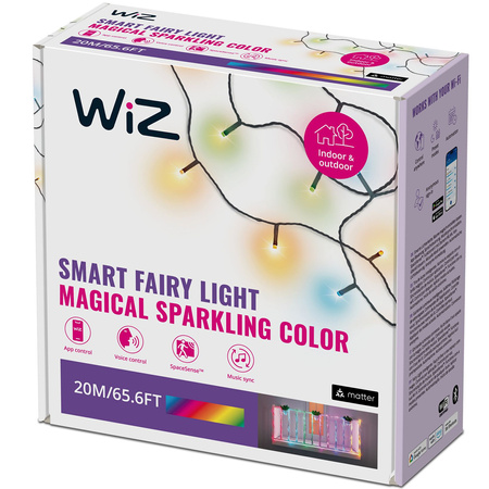 Łańcuch Świetlny Lampki Choinkowe 20m FAIRY 2700-5000K + RGB SMART WiFi WiZ