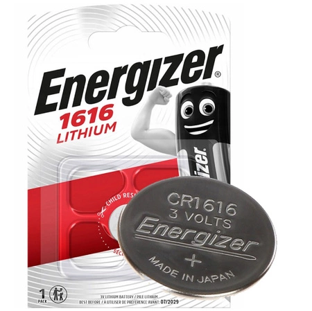 Baterie ENERGIZER DO URZĄDZEŃ ELEKTRONICZNYCH CR1616 Blister 1szt