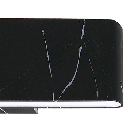 Lampa Ścienna Kinkiet PIERCE Czarna 12W LED Milagro