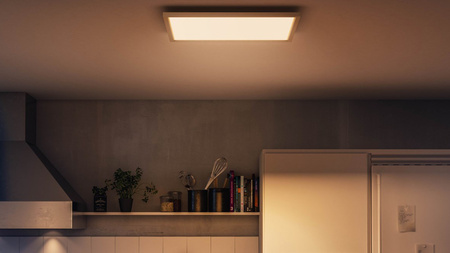 Panel LED Lampa Sufitowa Natynkowa 60x60 cm 46.5W 3750lm IP20 White Ambiance TW Biała Inteligentna SMART Zigbee Bluetooth Aurelle Philips HUE