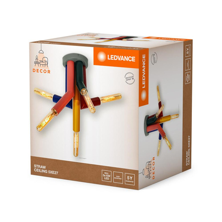 Lampa Sufitowa Dekoracyjna E27 Wielokolorowy Decor Ledvance