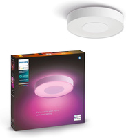Plafon LED Lampa Sufitowa Natynkowa 52.5W 3700lm IP44 White and Color Ambiance RGB + TW Biała 42.5cm Inteligentna SMART Zigbee Bluetooth Xamento Philips HUE