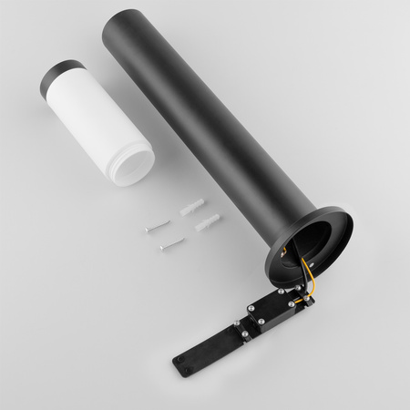 Lampa Ogrodowa Zewnętrzna E27 CZARNY SŁUPEK 65cm Lilium LUMILED