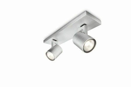 Lampa Sufitowa Reflektor Natynkowy 2x GU10 Aluminium Runner Philips