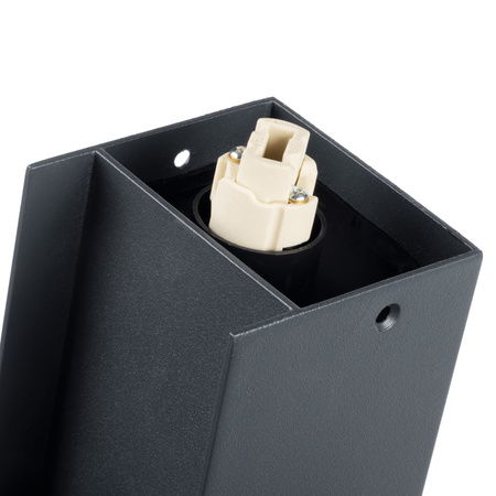 Słupek Lampa Ogrodowa Zewnętrzna Stojąca G9 IP44 Antracytowy DASTEN KANLUX