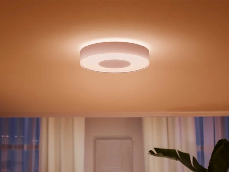 Plafon LED Lampa Sufitowa Natynkowa 33.5W 2350lm IP20 White and Color Ambiance RGB + TW Biała 38cm Inteligentna SMART Zigbee Bluetooth Infuse Philips HUE