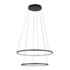 Lampa Sufitowa Wisząca LED 35W 1300lm 4000K Neutralna Czarna Nowoczesna CIRCOLO LED 10864 Nowodvorski