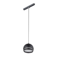 Reflektor Szynowy Lampa do Szynoprzewodów 1-fazowy LED 8W 400lm 4000K Neutralna Czarny Industrialna LVM SLOT 10654 Nowodvorski