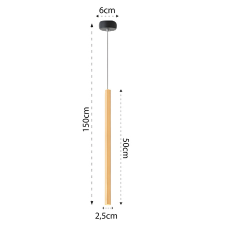 Lampa Wisząca Sufitowa PIERO G9 Regulowana Złota MASTERLED