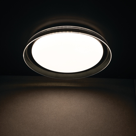 Plafon LED NIFU Lampa sufitowa 17.8W Biało-Czarny KANLUX