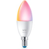 Żarówka LED E14 Świeczka C37 4.9W = 40W 470lm 2200-6500K RGB + TW Inteligentna SMART WiFi Bluetooth Aplikacja WiZ