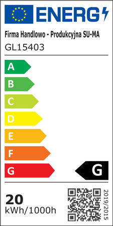 Lampa Ogrodowa Zewnętrzna Stojąca SŁUPEK LED Evo GL15403 20W 1200lm 4000K Neutralna 80cm Su-Ma