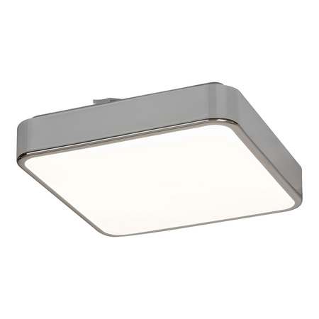 Plafon LED Lampa Sufitowa Oprawa Ścienna Natynkowa Łazienkowa 22W 1800lm 3000-6000K CCT RGB Timer Chrom IP44 Nowoczesny Wolimir 2982 Rabalux