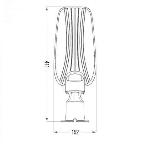 Lampa Uliczna Drogowa LED 50W 6500lm 6500K Zimna IP65 130lm/W PREMIUM Ecolight