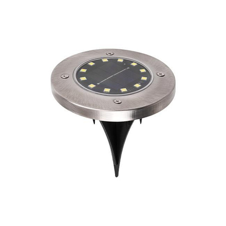 Zestaw 4x Lampka Ogrodowa 12x LED SOLARNA DOGRUNTOWA Wbijana IP54