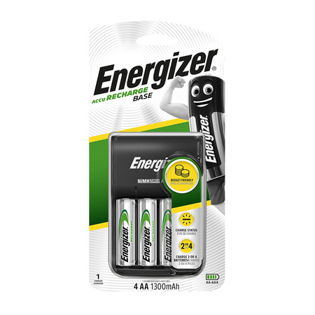 ŁADOWARKA ENERGIZER BASE + 4x Akumulatorki Universal AA 1300mAh