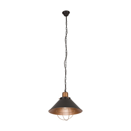 Lampa Sufitowa Wisząca E27 Czarna Industrialna GARRET S 6443 Nowodvorski
