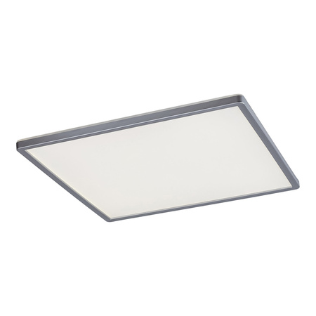 Plafon LED Lampa Sufitowa Oprawa Ścienna Natynkowa 22W CCT RGB Ściemnialna Pilot Timer Srebrny Nowoczesny Rasmus Rabalux