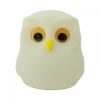 Lampka Nocna Dziecięca LED 2.6W 3000K Ciepła + Wielokolorowa RGB USB Akumulatorowa 1200mAh Biała SOWA MARY'S