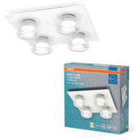 Lampa Sufitowa Oprawa Natynkowa Punktowa 22W 1400lm 3000-4000K Neutralna 115° Biała IP44 Orbis Flame Osram