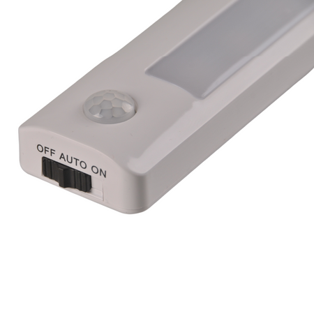 Lampka Podszafkowa Meblowa LED Z Czujnikiem Ruchu 140lm Samoprzylepna Na Baterie Biała GOLDLUX (Polux)