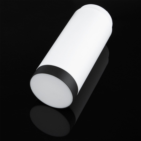 Lampa Ogrodowa Zewnętrzna E27 CZARNY SŁUPEK 45cm z Czujnikiem Ruchu i Zmierzchu