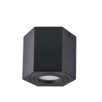 Oprawa natynkowa sufitowa Hexagon GU10 LED ruchoma SPOT czarna