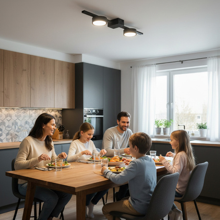 Lampa Sufitowa OVILO Oprawa Halogenowa LED 2x GX53 Reflektor Ścienna LUMILED